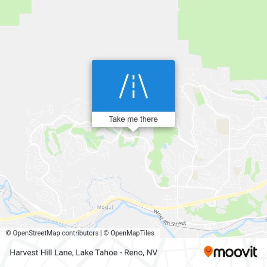 Harvest Hill Lane map