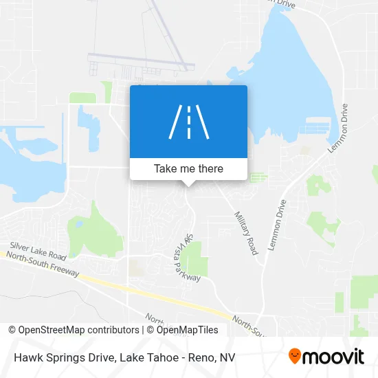 Hawk Springs Drive map