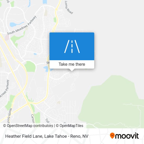 Heather Field Lane map