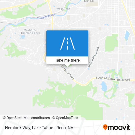 Hemlock Way map