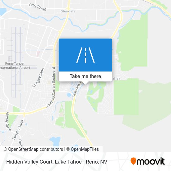 Hidden Valley Court map