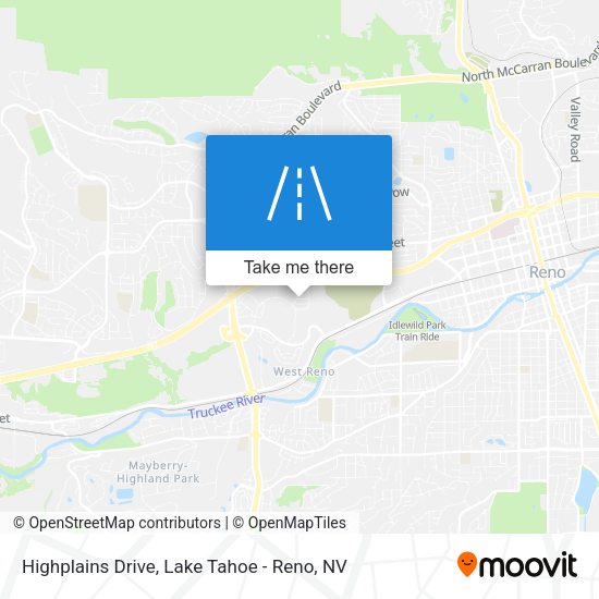 Mapa de Highplains Drive