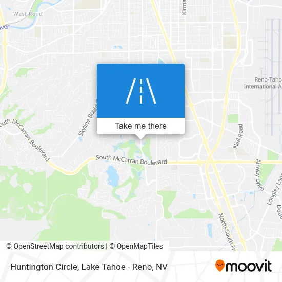 Huntington Circle map