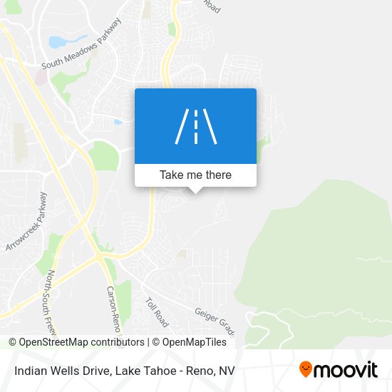 Indian Wells Drive map