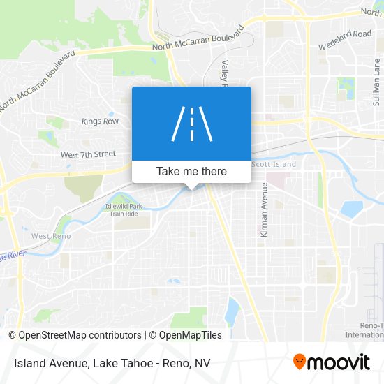 Island Avenue map