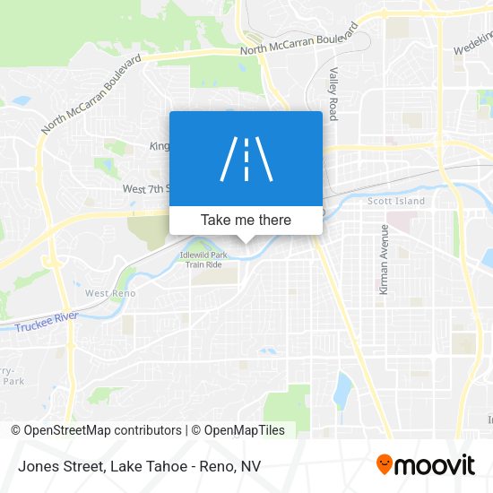 Mapa de Jones Street