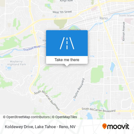 Koldewey Drive map