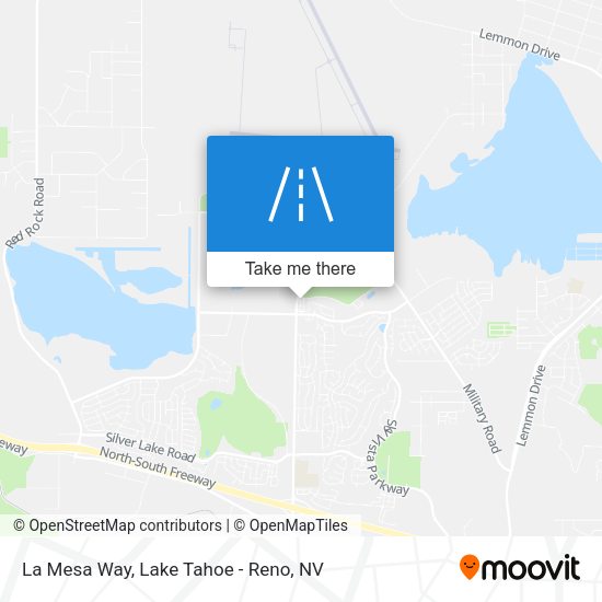 La Mesa Way map