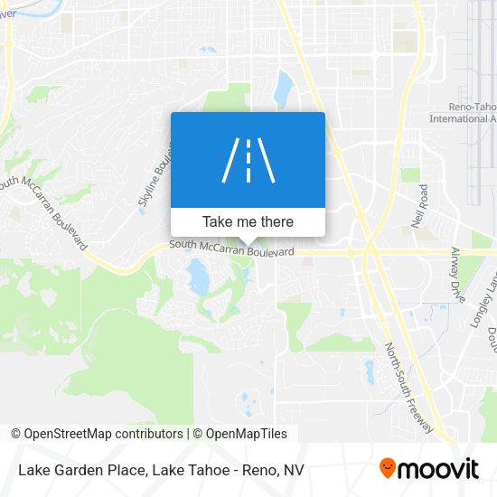 Lake Garden Place map