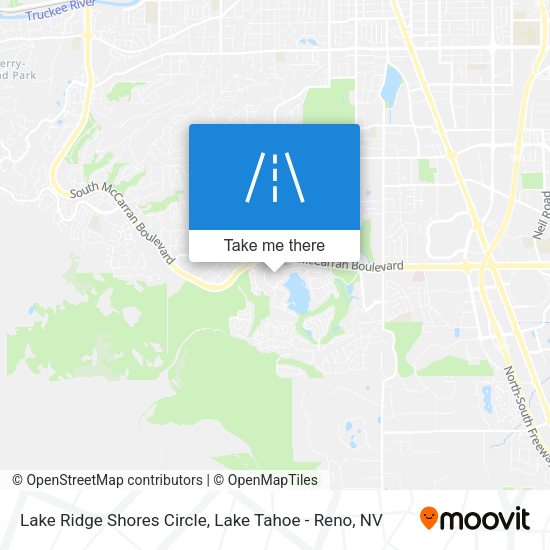 Mapa de Lake Ridge Shores Circle