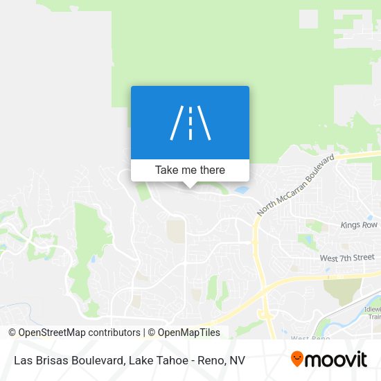 Las Brisas Boulevard map