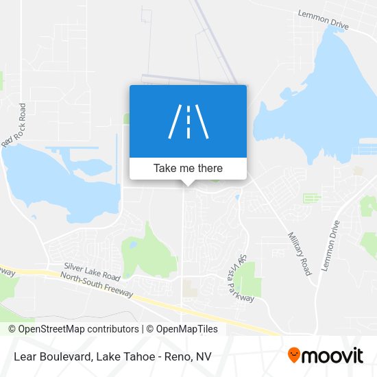Lear Boulevard map