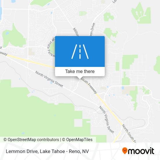 Lemmon Drive map