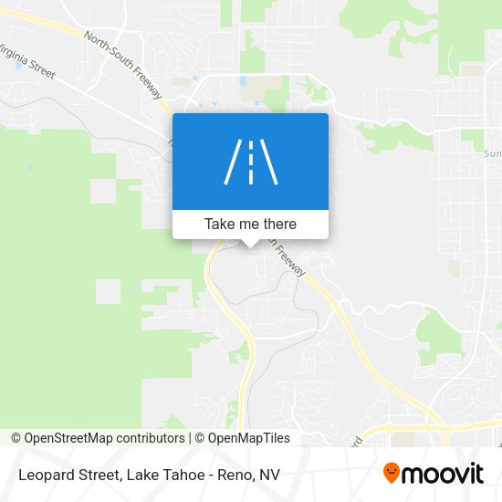 Mapa de Leopard Street