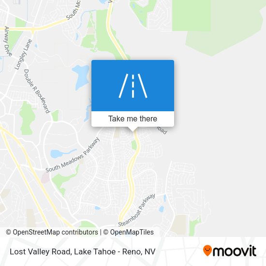 Lost Valley Road map
