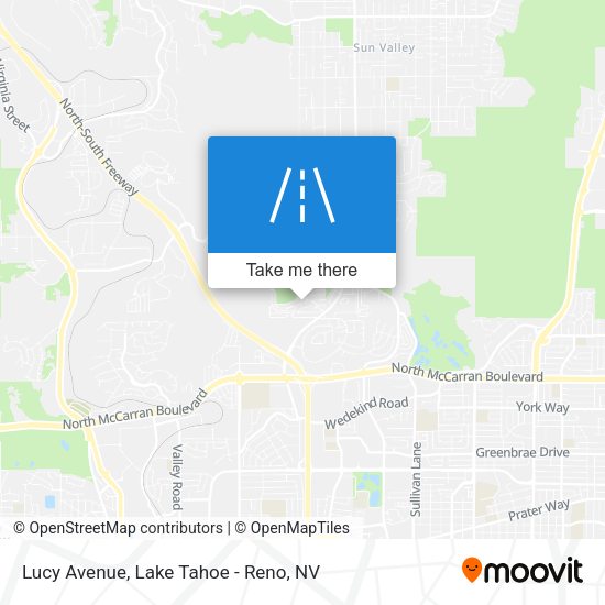 Lucy Avenue map