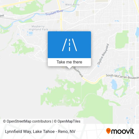 Mapa de Lynnfield Way