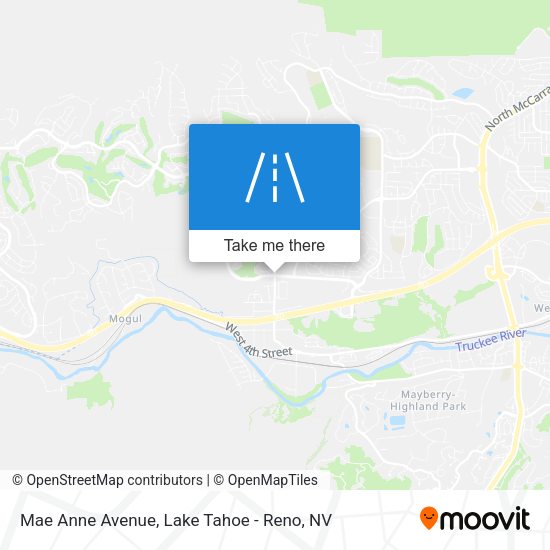 Mae Anne Avenue map