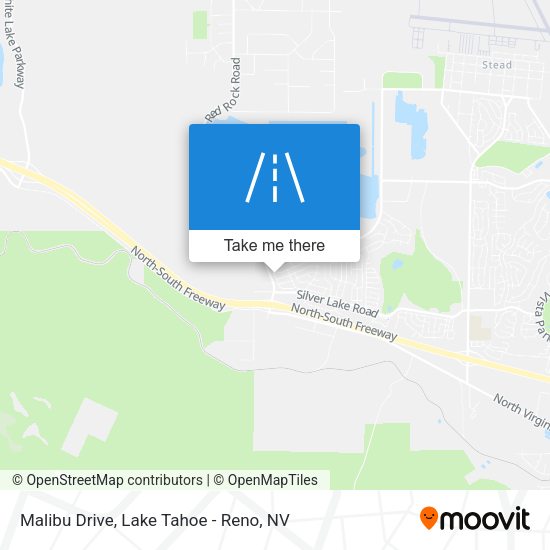 Malibu Drive map