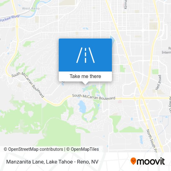 Manzanita Lane map