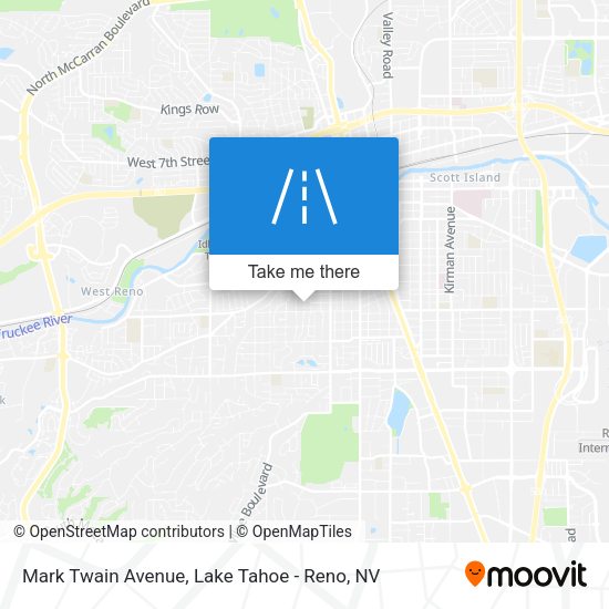 Mark Twain Avenue map