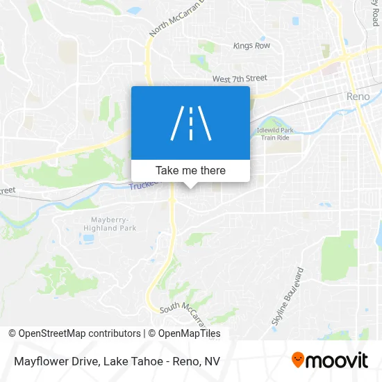 Mayflower Drive map