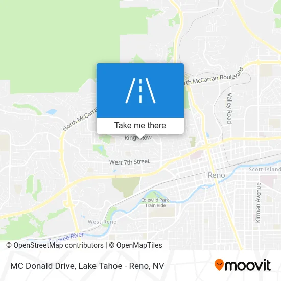 MC Donald Drive map