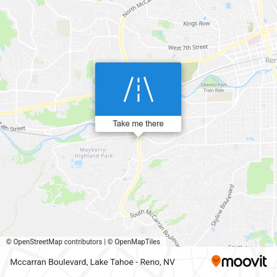 Mccarran Boulevard map