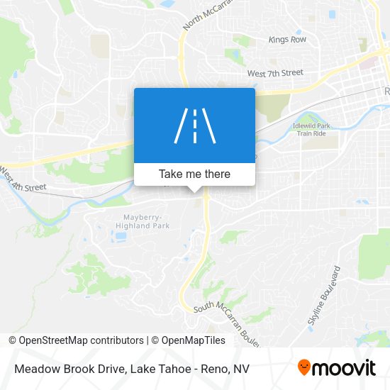 Meadow Brook Drive map