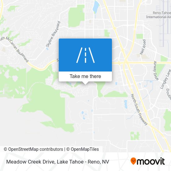 Mapa de Meadow Creek Drive