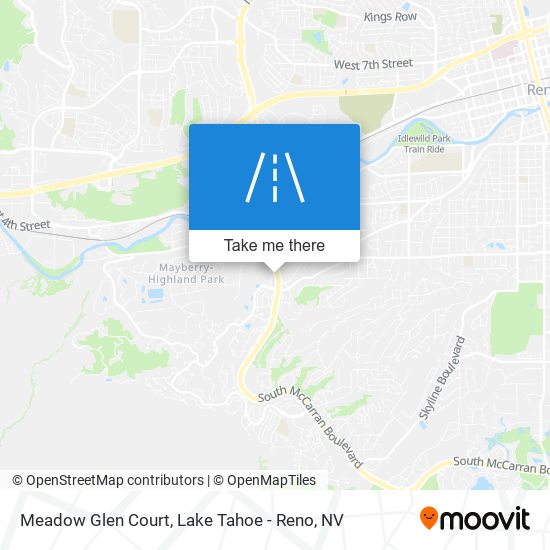 Meadow Glen Court map