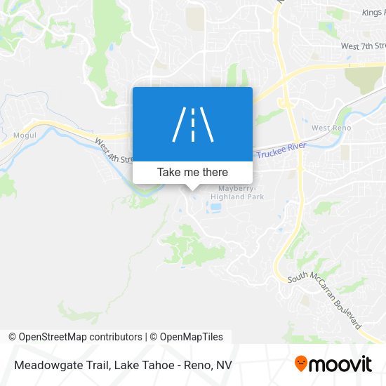 Mapa de Meadowgate Trail