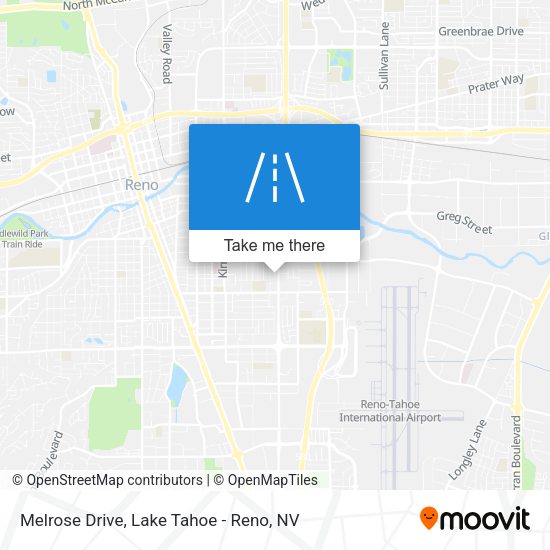 Melrose Drive map