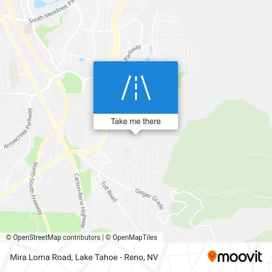 Mira Loma Road map