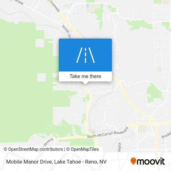Mobile Manor Drive map