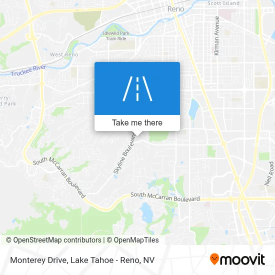 Monterey Drive map