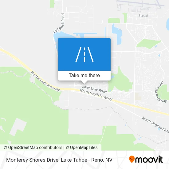 Monterey Shores Drive map