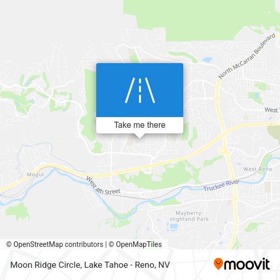 Moon Ridge Circle map