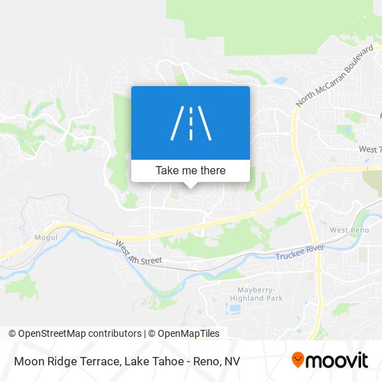 Moon Ridge Terrace map