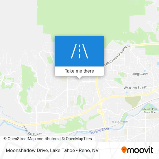 Moonshadow Drive map
