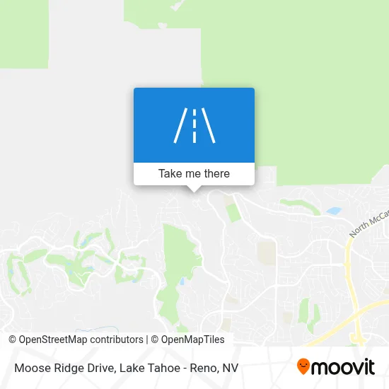 Moose Ridge Drive map