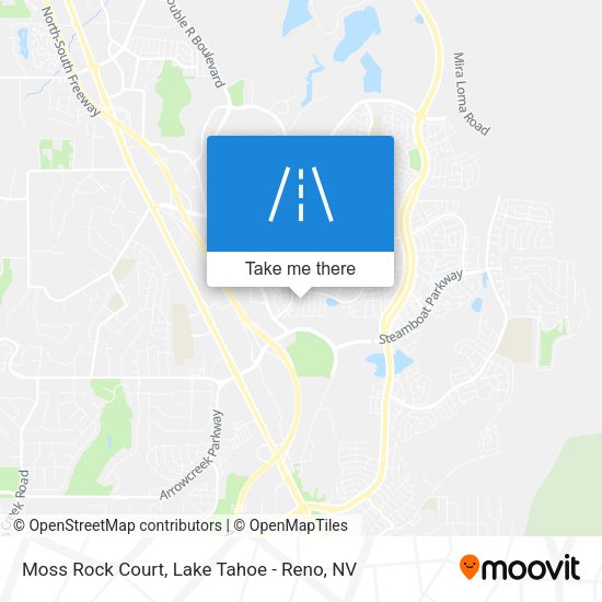 Moss Rock Court map