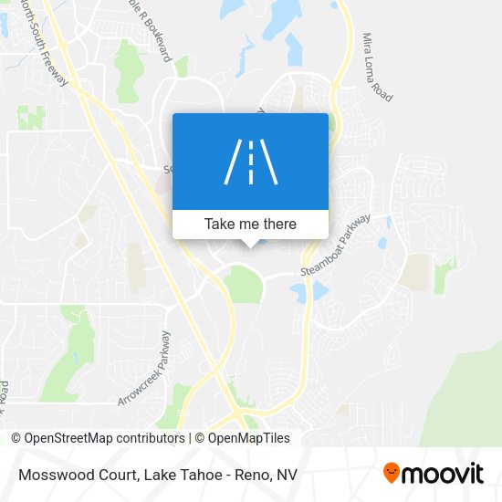 Mapa de Mosswood Court
