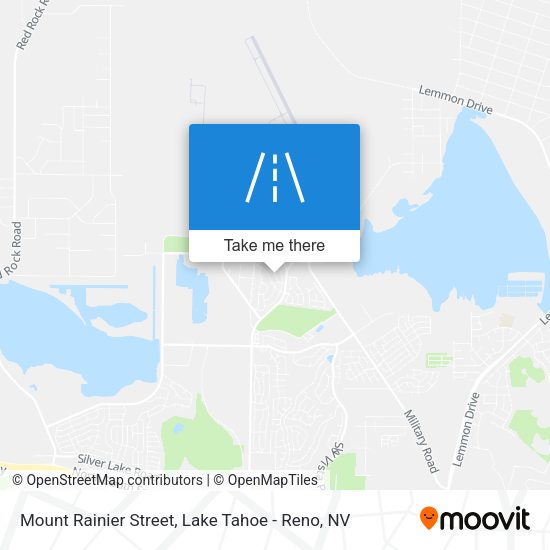Mapa de Mount Rainier Street