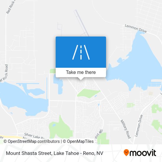 Mapa de Mount Shasta Street