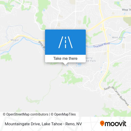 Mapa de Mountaingate Drive