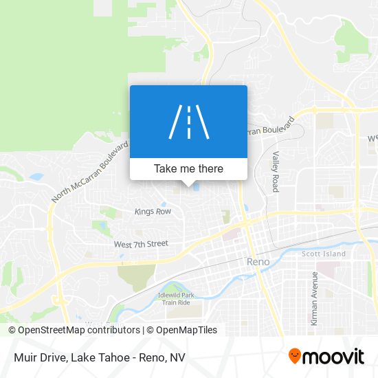 Muir Drive map