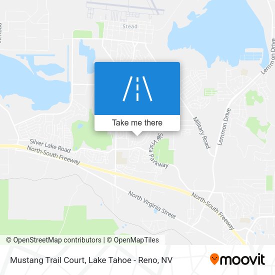 Mustang Trail Court map