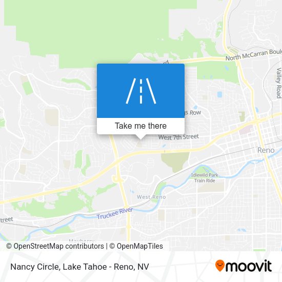 Mapa de Nancy Circle