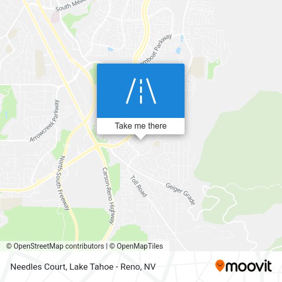 Needles Court map